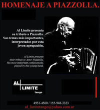 Ag/sep: "Al límite" tango