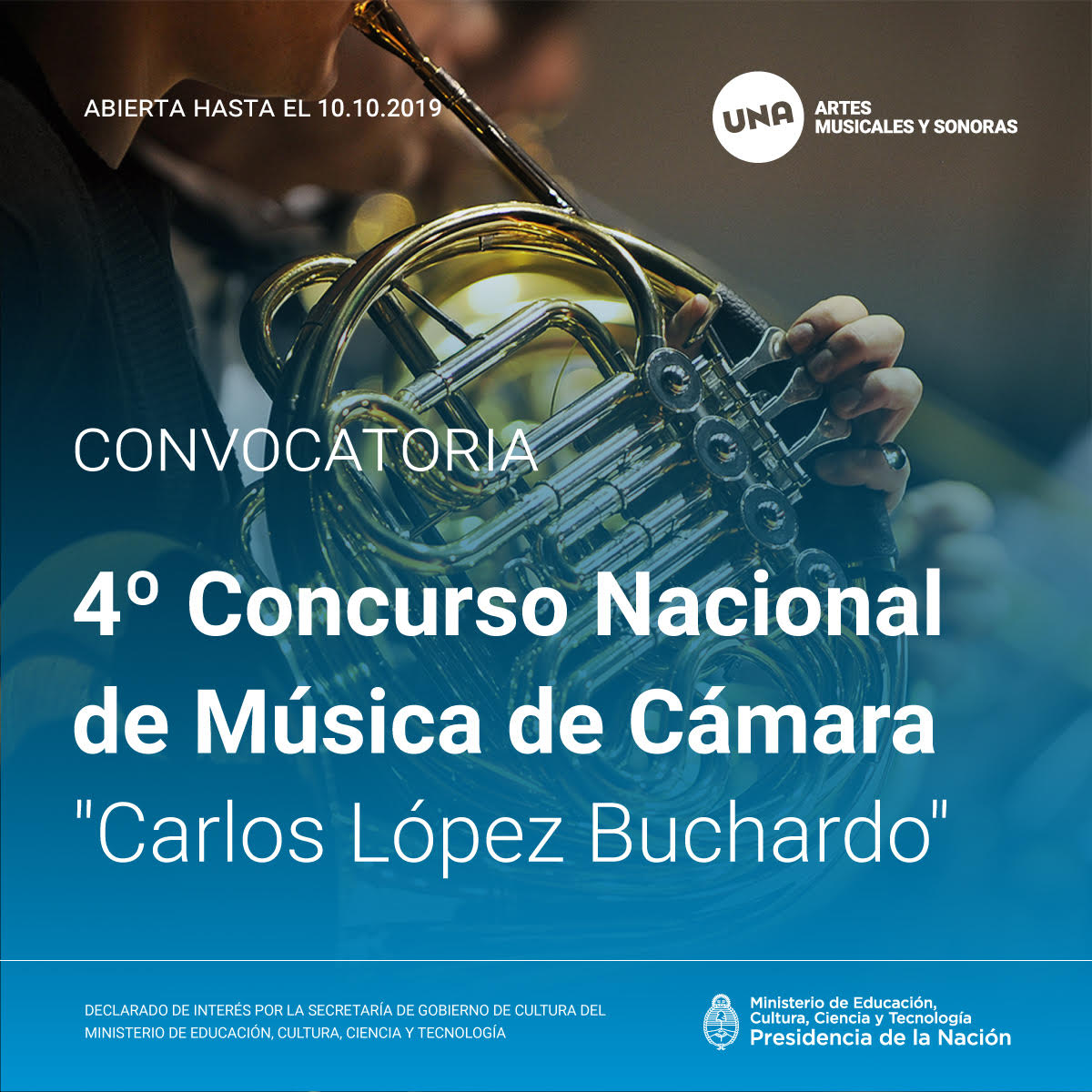 Convocatoria Cuarto Concurso Nacional de Música de Cámara "Carlos López Buchardo"