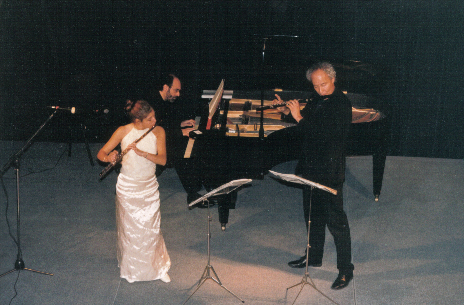 Felix Renggli y María Cecilia Muñoz en concierto