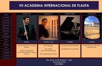 VII Academia Internacional de Flauta en la Villa de Leyva, Colombia