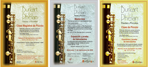 Eventos 2008 de Burkart en Argentina, Chile y Brasil