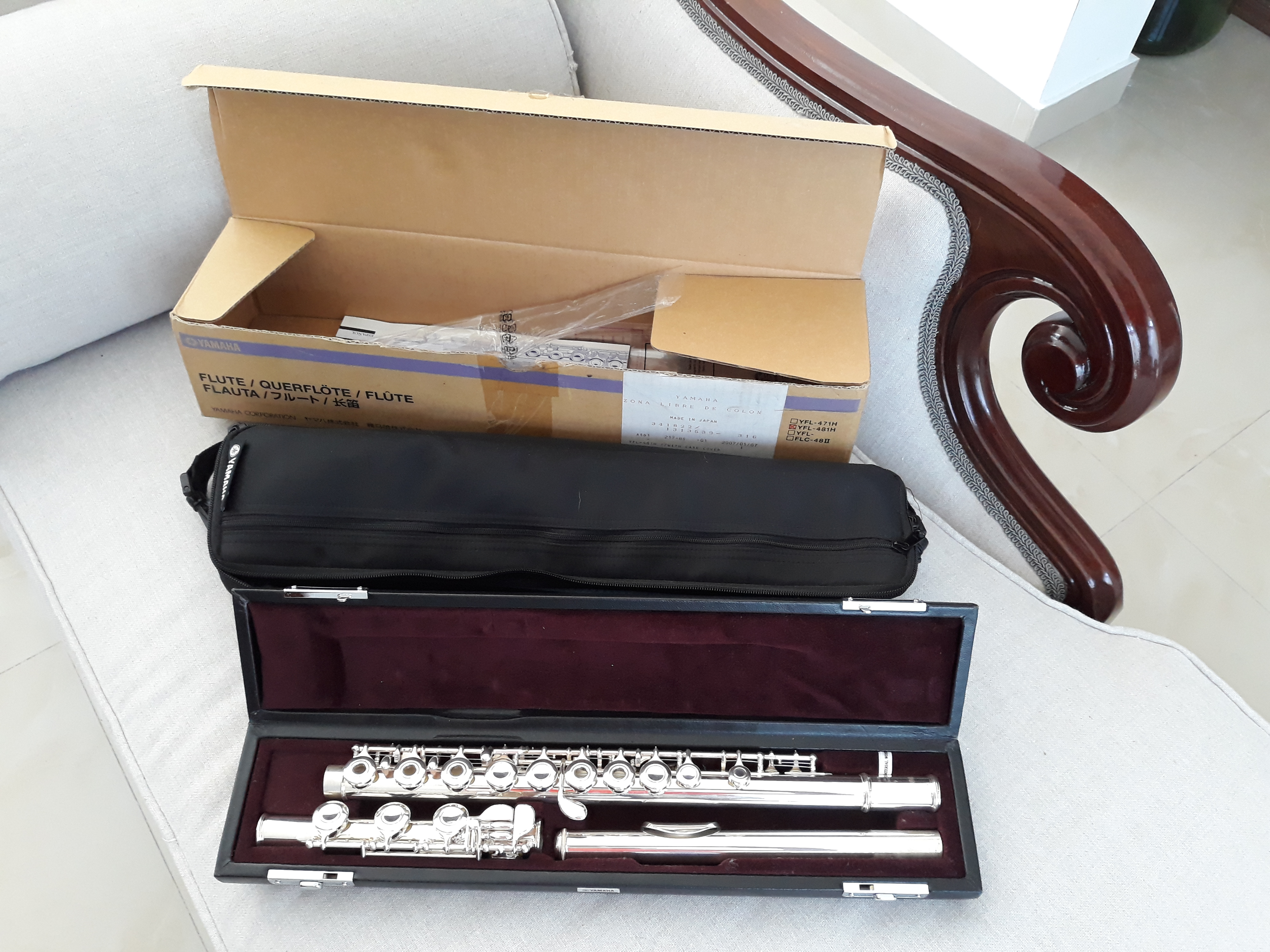 Flauta YAMAHA YFL-481H